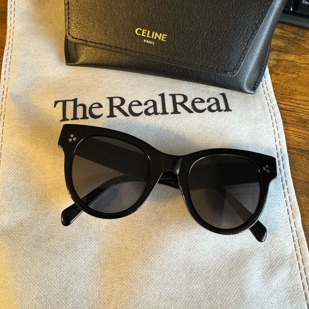 Celine Black Sunglasses authenticated by the Real Real